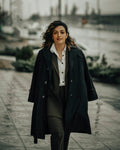 Shyam Classic Overcoat in Black — view 1