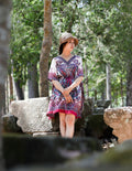Zoya Kaftan Mini in Purple — view 1